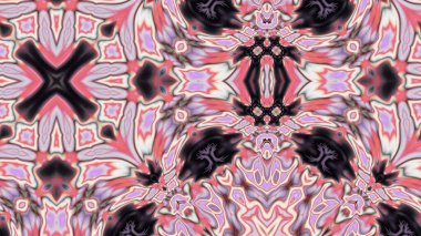 Yumuşak Grain desenli soyut Radyasyon Patlaması, Psikedelik Biçimli Simetrik Parıltı Şablonu, İnce Gürültülü Dairesel Abstrakt, Gradyan Akımlı Kaleydoskopik Yıldız Patlaması