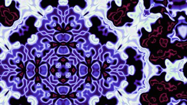 Yumuşak Grain desenli soyut Radyasyon Patlaması, Psikedelik Biçimli Simetrik Parıltı Şablonu, İnce Gürültülü Dairesel Abstrakt, Gradyan Akımlı Kaleydoskopik Yıldız Patlaması