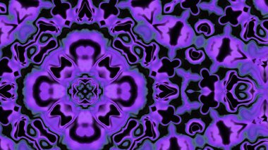Yumuşak Grain desenli soyut Radyasyon Patlaması, Psikedelik Biçimli Simetrik Parıltı Şablonu, İnce Gürültülü Dairesel Abstrakt, Gradyan Akımlı Kaleydoskopik Yıldız Patlaması