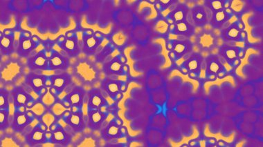 Yumuşak Grain desenli soyut Radyasyon Patlaması, Psikedelik Biçimli Simetrik Parıltı Şablonu, İnce Gürültülü Dairesel Abstrakt, Gradyan Akımlı Kaleydoskopik Yıldız Patlaması