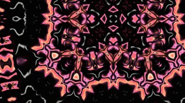 Yumuşak Grain desenli soyut Radyasyon Patlaması, Psikedelik Biçimli Simetrik Parıltı Şablonu, İnce Gürültülü Dairesel Abstrakt, Gradyan Akımlı Kaleydoskopik Yıldız Patlaması