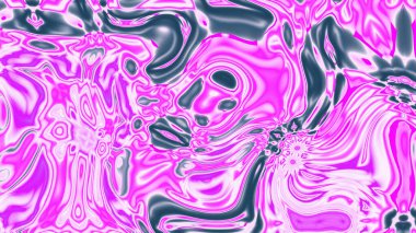 Organik Akış ile Akışkan Mermer Doku, Dalgalı Yapısı ile Soyut Sıvı Desen, Yumuşak Dönüşümlü Erimiş Yüzey Tasarımı, Mermer Efektli Psikedelik Girdap Dokuları