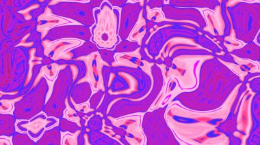 Organik Akış ile Akışkan Mermer Doku, Dalgalı Yapısı ile Soyut Sıvı Desen, Yumuşak Dönüşümlü Erimiş Yüzey Tasarımı, Mermer Efektli Psikedelik Girdap Dokuları