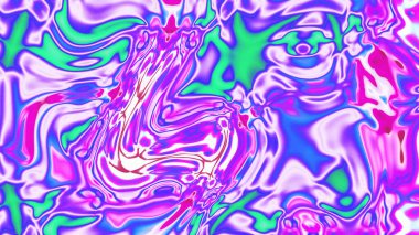 Organik Akış ile Akışkan Mermer Doku, Dalgalı Yapısı ile Soyut Sıvı Desen, Yumuşak Dönüşümlü Erimiş Yüzey Tasarımı, Mermer Efektli Psikedelik Girdap Dokuları