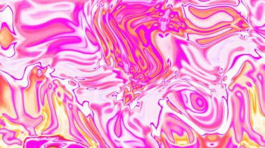 Organik Akış ile Akışkan Mermer Doku, Dalgalı Yapısı ile Soyut Sıvı Desen, Yumuşak Dönüşümlü Erimiş Yüzey Tasarımı, Mermer Efektli Psikedelik Girdap Dokuları