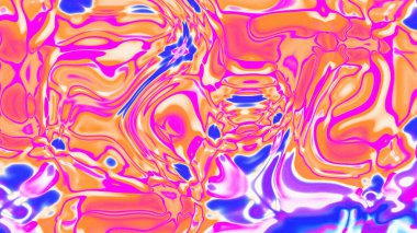 Organik Akış ile Akışkan Mermer Doku, Dalgalı Yapısı ile Soyut Sıvı Desen, Yumuşak Dönüşümlü Erimiş Yüzey Tasarımı, Mermer Efektli Psikedelik Girdap Dokuları