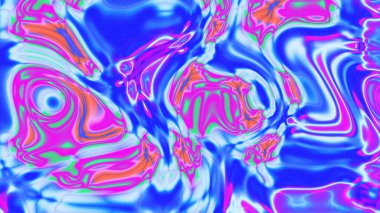 Organik Akış ile Akışkan Mermer Doku, Dalgalı Yapısı ile Soyut Sıvı Desen, Yumuşak Dönüşümlü Erimiş Yüzey Tasarımı, Mermer Efektli Psikedelik Girdap Dokuları