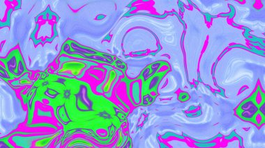 Organik Akış ile Akışkan Mermer Doku, Dalgalı Yapısı ile Soyut Sıvı Desen, Yumuşak Dönüşümlü Erimiş Yüzey Tasarımı, Mermer Efektli Psikedelik Girdap Dokuları