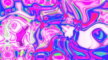 Organik Akış ile Akışkan Mermer Doku, Dalgalı Yapısı ile Soyut Sıvı Desen, Yumuşak Dönüşümlü Erimiş Yüzey Tasarımı, Mermer Efektli Psikedelik Girdap Dokuları