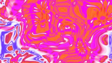 Organik Akış ile Akışkan Mermer Doku, Dalgalı Yapısı ile Soyut Sıvı Desen, Yumuşak Dönüşümlü Erimiş Yüzey Tasarımı, Mermer Efektli Psikedelik Girdap Dokuları