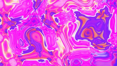 Organik Akış ile Akışkan Mermer Doku, Dalgalı Yapısı ile Soyut Sıvı Desen, Yumuşak Dönüşümlü Erimiş Yüzey Tasarımı, Mermer Efektli Psikedelik Girdap Dokuları