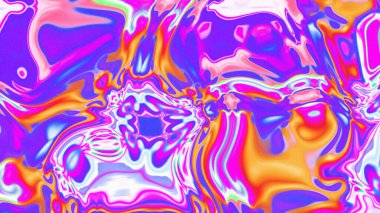 Organik Akış ile Akışkan Mermer Doku, Dalgalı Yapısı ile Soyut Sıvı Desen, Yumuşak Dönüşümlü Erimiş Yüzey Tasarımı, Mermer Efektli Psikedelik Girdap Dokuları