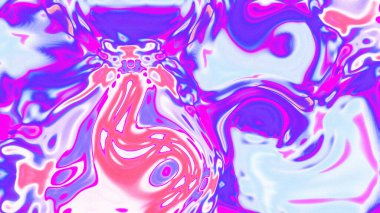 Organik Akış ile Akışkan Mermer Doku, Dalgalı Yapısı ile Soyut Sıvı Desen, Yumuşak Dönüşümlü Erimiş Yüzey Tasarımı, Mermer Efektli Psikedelik Girdap Dokuları