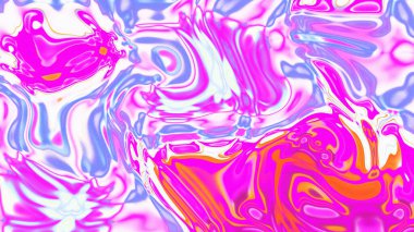 Organik Akış ile Akışkan Mermer Doku, Dalgalı Yapısı ile Soyut Sıvı Desen, Yumuşak Dönüşümlü Erimiş Yüzey Tasarımı, Mermer Efektli Psikedelik Girdap Dokuları