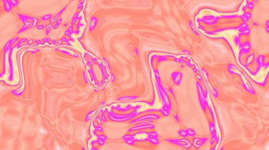 Organik Akış ile Akışkan Mermer Doku, Dalgalı Yapısı ile Soyut Sıvı Desen, Yumuşak Dönüşümlü Erimiş Yüzey Tasarımı, Mermer Efektli Psikedelik Girdap Dokuları