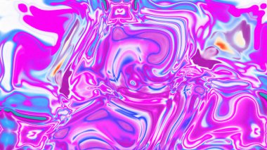 Organik Akış ile Akışkan Mermer Doku, Dalgalı Yapısı ile Soyut Sıvı Desen, Yumuşak Dönüşümlü Erimiş Yüzey Tasarımı, Mermer Efektli Psikedelik Girdap Dokuları