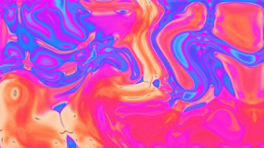 Organik Akış ile Akışkan Mermer Doku, Dalgalı Yapısı ile Soyut Sıvı Desen, Yumuşak Dönüşümlü Erimiş Yüzey Tasarımı, Mermer Efektli Psikedelik Girdap Dokuları