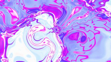 Organik Akış ile Akışkan Mermer Doku, Dalgalı Yapısı ile Soyut Sıvı Desen, Yumuşak Dönüşümlü Erimiş Yüzey Tasarımı, Mermer Efektli Psikedelik Girdap Dokuları