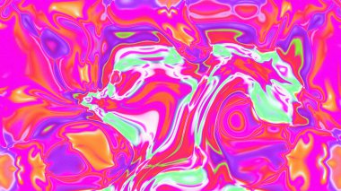 Organik Akış ile Akışkan Mermer Doku, Dalgalı Yapısı ile Soyut Sıvı Desen, Yumuşak Dönüşümlü Erimiş Yüzey Tasarımı, Mermer Efektli Psikedelik Girdap Dokuları