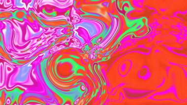 Organik Akış ile Akışkan Mermer Doku, Dalgalı Yapısı ile Soyut Sıvı Desen, Yumuşak Dönüşümlü Erimiş Yüzey Tasarımı, Mermer Efektli Psikedelik Girdap Dokuları