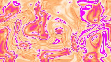 Organik Akış ile Akışkan Mermer Doku, Dalgalı Yapısı ile Soyut Sıvı Desen, Yumuşak Dönüşümlü Erimiş Yüzey Tasarımı, Mermer Efektli Psikedelik Girdap Dokuları