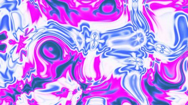 Organik Akış ile Akışkan Mermer Doku, Dalgalı Yapısı ile Soyut Sıvı Desen, Yumuşak Dönüşümlü Erimiş Yüzey Tasarımı, Mermer Efektli Psikedelik Girdap Dokuları