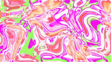 Organik Akış ile Akışkan Mermer Doku, Dalgalı Yapısı ile Soyut Sıvı Desen, Yumuşak Dönüşümlü Erimiş Yüzey Tasarımı, Mermer Efektli Psikedelik Girdap Dokuları