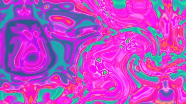 Organik Akış ile Akışkan Mermer Doku, Dalgalı Yapısı ile Soyut Sıvı Desen, Yumuşak Dönüşümlü Erimiş Yüzey Tasarımı, Mermer Efektli Psikedelik Girdap Dokuları