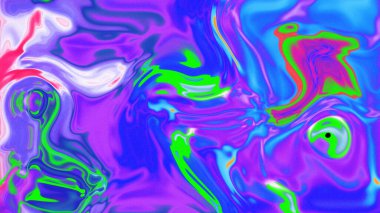 Organik Akış ile Akışkan Mermer Doku, Dalgalı Yapısı ile Soyut Sıvı Desen, Yumuşak Dönüşümlü Erimiş Yüzey Tasarımı, Mermer Efektli Psikedelik Girdap Dokuları