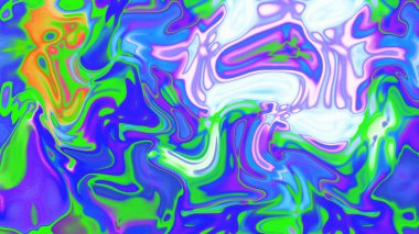 Organik Akış ile Akışkan Mermer Doku, Dalgalı Yapısı ile Soyut Sıvı Desen, Yumuşak Dönüşümlü Erimiş Yüzey Tasarımı, Mermer Efektli Psikedelik Girdap Dokuları