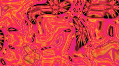 Organik Akış ile Akışkan Mermer Doku, Dalgalı Yapısı ile Soyut Sıvı Desen, Yumuşak Dönüşümlü Erimiş Yüzey Tasarımı, Mermer Efektli Psikedelik Girdap Dokuları