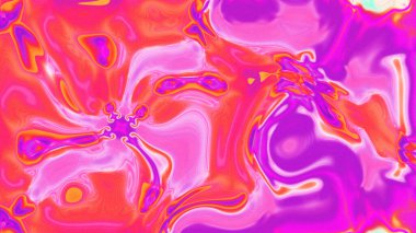 Organik Akış ile Akışkan Mermer Doku, Dalgalı Yapısı ile Soyut Sıvı Desen, Yumuşak Dönüşümlü Erimiş Yüzey Tasarımı, Mermer Efektli Psikedelik Girdap Dokuları