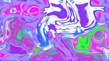 Organik Akış ile Akışkan Mermer Doku, Dalgalı Yapısı ile Soyut Sıvı Desen, Yumuşak Dönüşümlü Erimiş Yüzey Tasarımı, Mermer Efektli Psikedelik Girdap Dokuları