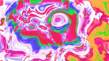 Organik Akış ile Akışkan Mermer Doku, Dalgalı Yapısı ile Soyut Sıvı Desen, Yumuşak Dönüşümlü Erimiş Yüzey Tasarımı, Mermer Efektli Psikedelik Girdap Dokuları