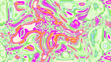 Organik Akış ile Akışkan Mermer Doku, Dalgalı Yapısı ile Soyut Sıvı Desen, Yumuşak Dönüşümlü Erimiş Yüzey Tasarımı, Mermer Efektli Psikedelik Girdap Dokuları