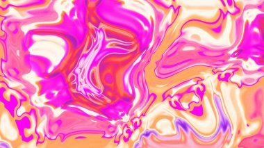 Organik Akış ile Akışkan Mermer Doku, Dalgalı Yapısı ile Soyut Sıvı Desen, Yumuşak Dönüşümlü Erimiş Yüzey Tasarımı, Mermer Efektli Psikedelik Girdap Dokuları