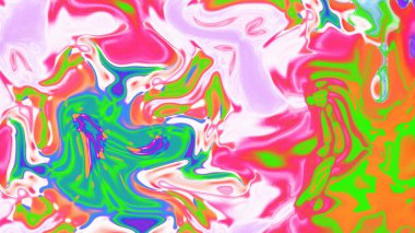 Organik Akış ile Akışkan Mermer Doku, Dalgalı Yapısı ile Soyut Sıvı Desen, Yumuşak Dönüşümlü Erimiş Yüzey Tasarımı, Mermer Efektli Psikedelik Girdap Dokuları