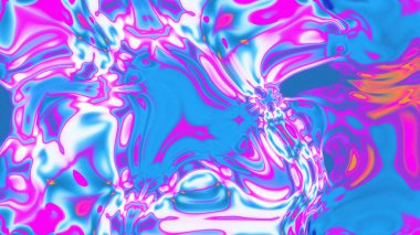 Organik Akış ile Akışkan Mermer Doku, Dalgalı Yapısı ile Soyut Sıvı Desen, Yumuşak Dönüşümlü Erimiş Yüzey Tasarımı, Mermer Efektli Psikedelik Girdap Dokuları