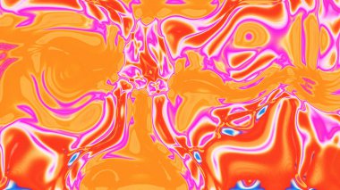 Organik Akış ile Akışkan Mermer Doku, Dalgalı Yapısı ile Soyut Sıvı Desen, Yumuşak Dönüşümlü Erimiş Yüzey Tasarımı, Mermer Efektli Psikedelik Girdap Dokuları
