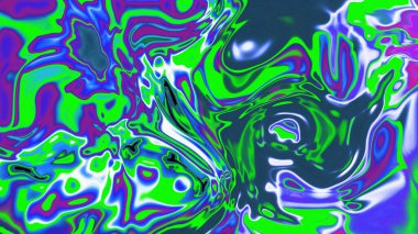 Organik Akış ile Akışkan Mermer Doku, Dalgalı Yapısı ile Soyut Sıvı Desen, Yumuşak Dönüşümlü Erimiş Yüzey Tasarımı, Mermer Efektli Psikedelik Girdap Dokuları