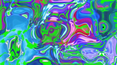 Organik Akış ile Akışkan Mermer Doku, Dalgalı Yapısı ile Soyut Sıvı Desen, Yumuşak Dönüşümlü Erimiş Yüzey Tasarımı, Mermer Efektli Psikedelik Girdap Dokuları