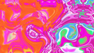 Organik Akış ile Akışkan Mermer Doku, Dalgalı Yapısı ile Soyut Sıvı Desen, Yumuşak Dönüşümlü Erimiş Yüzey Tasarımı, Mermer Efektli Psikedelik Girdap Dokuları