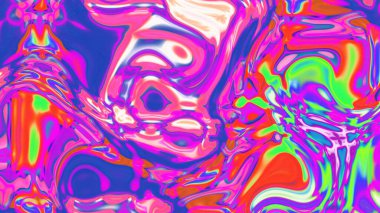 Organik Akış ile Akışkan Mermer Doku, Dalgalı Yapısı ile Soyut Sıvı Desen, Yumuşak Dönüşümlü Erimiş Yüzey Tasarımı, Mermer Efektli Psikedelik Girdap Dokuları