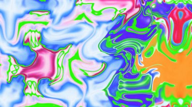 Organik Akış ile Akışkan Mermer Doku, Dalgalı Yapısı ile Soyut Sıvı Desen, Yumuşak Dönüşümlü Erimiş Yüzey Tasarımı, Mermer Efektli Psikedelik Girdap Dokuları