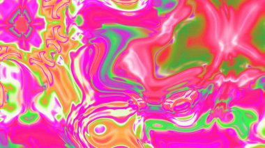 Organik Akış ile Akışkan Mermer Doku, Dalgalı Yapısı ile Soyut Sıvı Desen, Yumuşak Dönüşümlü Erimiş Yüzey Tasarımı, Mermer Efektli Psikedelik Girdap Dokuları