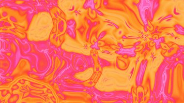 Organik Akış ile Akışkan Mermer Doku, Dalgalı Yapısı ile Soyut Sıvı Desen, Yumuşak Dönüşümlü Erimiş Yüzey Tasarımı, Mermer Efektli Psikedelik Girdap Dokuları