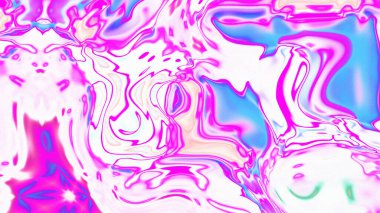 Organik Akış ile Akışkan Mermer Doku, Dalgalı Yapısı ile Soyut Sıvı Desen, Yumuşak Dönüşümlü Erimiş Yüzey Tasarımı, Mermer Efektli Psikedelik Girdap Dokuları
