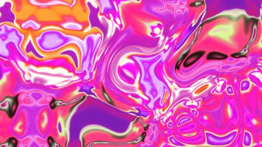 Organik Akış ile Akışkan Mermer Doku, Dalgalı Yapısı ile Soyut Sıvı Desen, Yumuşak Dönüşümlü Erimiş Yüzey Tasarımı, Mermer Efektli Psikedelik Girdap Dokuları