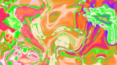 Organik Akış ile Akışkan Mermer Doku, Dalgalı Yapısı ile Soyut Sıvı Desen, Yumuşak Dönüşümlü Erimiş Yüzey Tasarımı, Mermer Efektli Psikedelik Girdap Dokuları