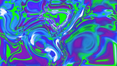 Organik Akış ile Akışkan Mermer Doku, Dalgalı Yapısı ile Soyut Sıvı Desen, Yumuşak Dönüşümlü Erimiş Yüzey Tasarımı, Mermer Efektli Psikedelik Girdap Dokuları